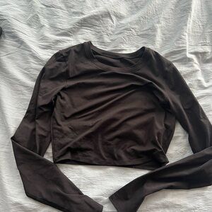 Alo Yoga Alosoft Cropped Finesse Long Sleeve